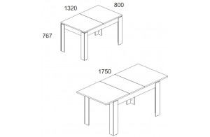 Раздвижной стол Джаз