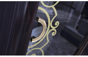 Шкаф витрина 2-х дверная Легенда LEGN-13 венге