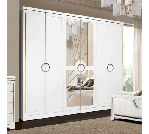 Спальный гарнитур Бодрум (белый,серый,капучино)