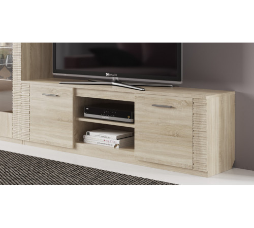 Тумба под телевизор для гостиной Элана, цвет Бодега белая