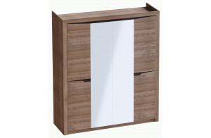 Шкаф для одежды четырехдверный Соренто Дуб стирлинг