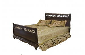 Двуспальная кровать Оскар ММ-216-02/16 (орех)