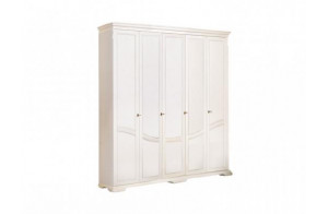 Шкаф для одежды Лика ММ-137-01/05Б (белая эмаль)