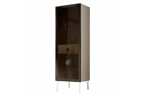 Витрина для гостиной Богемия Фарфале (Bogemia Farfalle) БМВ1-1С(Fa)