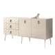 Комод для гостиной Богемия Фарфале (Bogemia Farfalle) БМКМ-4(Fa)